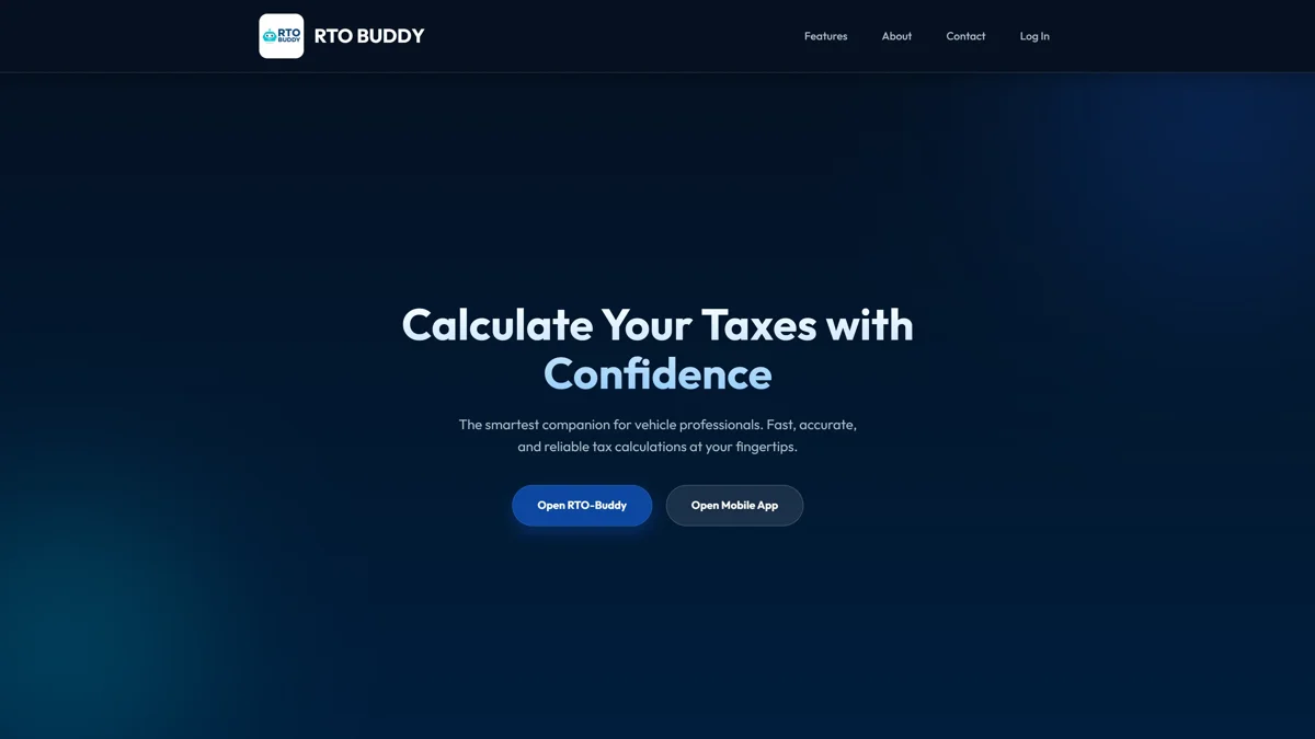 RTO Buddy - Vehicle Registration Management SaaS Dashboard